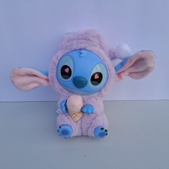 Disney MINISO Other - MINISO Disney Lilo & Stitch Purple Pajamas Ice Cream Plush Figure Love Eyes